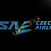 LG166-Чешские авиалинии светодиодный неоновый свет знак повесить Знак Домашний Декор ремесла