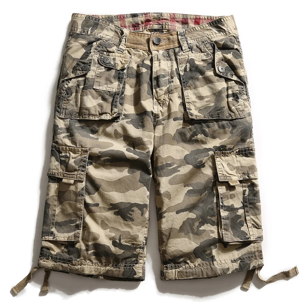 Cargo Pants Woman OCHENTA Men's Military Camo Cargo Shorts