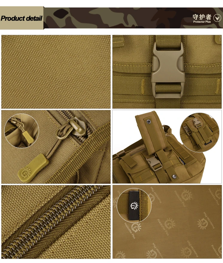 Защитная плюс Мужская тактическая сумка на плечо, Мужская Уличная сумка-мессенджер для ноутбука 14 дюймов, водонепроницаемая военная сумка через плечо