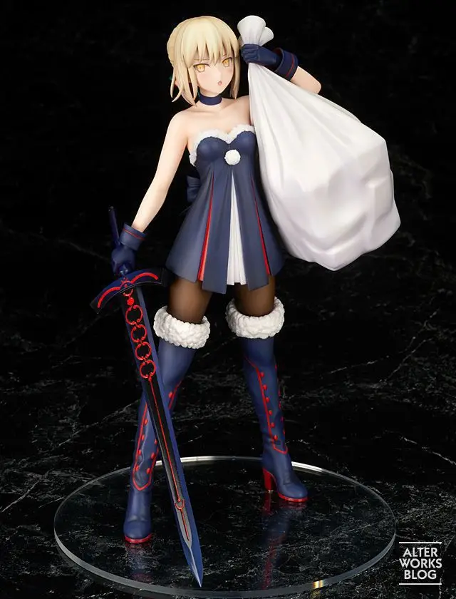 Новинка,, 23 см, Fate/stay night Saber Arturia Pendragon, Рождественская фигурка, коллекция игрушек, Рождественский подарок с коробкой