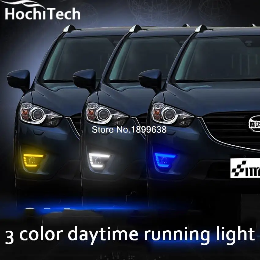 High quality and Waterproof LED Car DRL Daytime running lights fog light car styling for mazda cx-5 cx5  2014 2015 2016