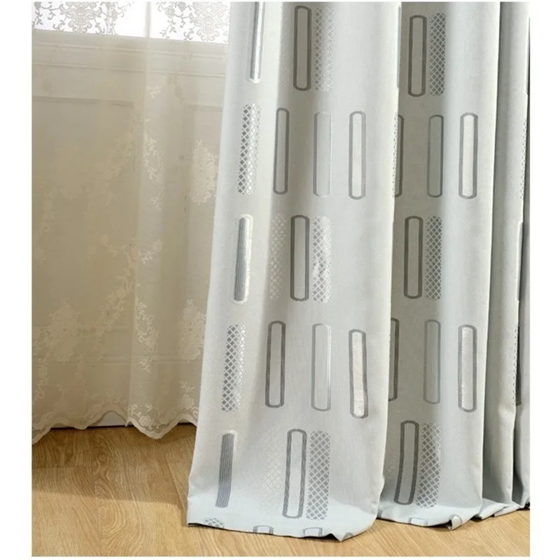 Современные затемненные шторы, плотные жаккардовые роскошные шторы для гостиной, оконные шторы для спальни, занавески, ткань, Tend p2644