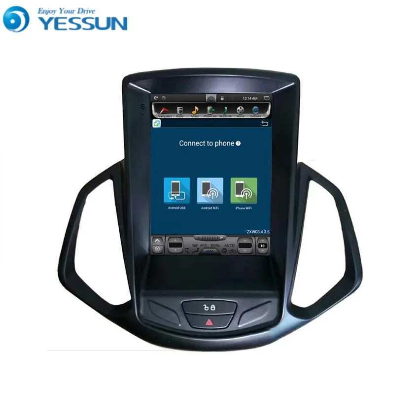 Yessun Android большой экран Автомобильный навигатор gps для Ford Ecosport 2013~ HD сенсорный экран Мультимедиа стерео плеер