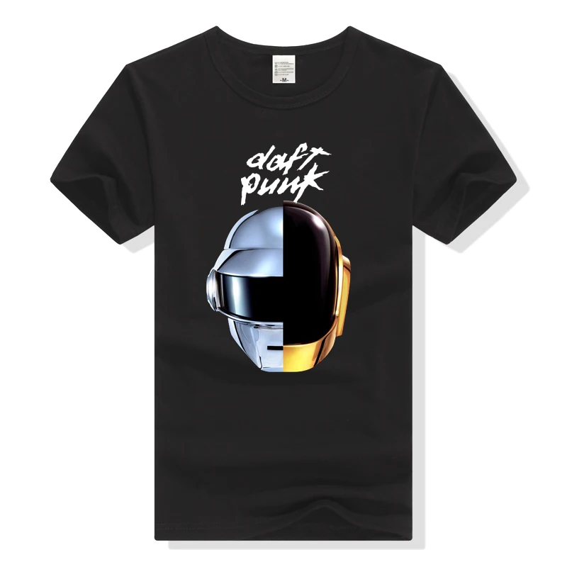 Daft Punk футболка Для мужчин женщин Одежда унисекс Топ Плюс Размеры хлопковая