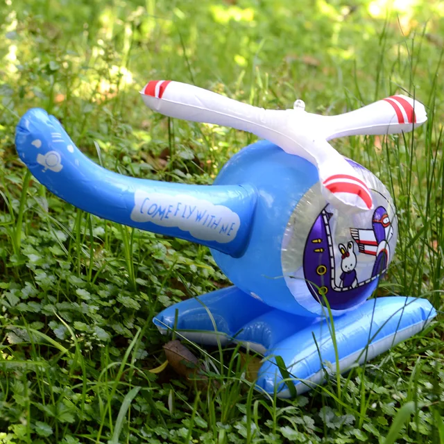 Inflatables Sports Outdoor Cartoon Toy Model Of The Helicopter Inflatable Toys Plane Children