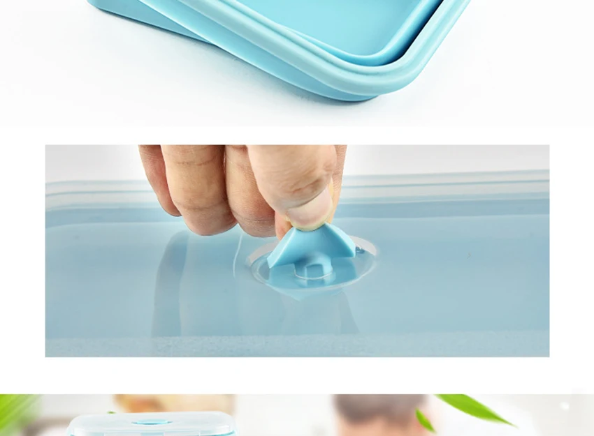 LIYIMENG Silicone Folding Lunch Box Eco-Friendly Matetial Portable Bowl For Picnic Office Workers School28