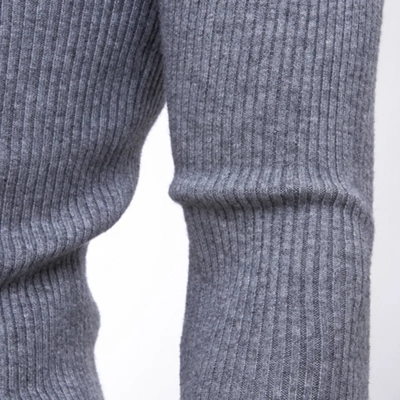 LAAMEI 2018 Новый осень-зима Для мужчин свитер Для мужчин водолазка одноцветное Цвет свитер для повседневной носки Для мужчин Slim Fit брендовые