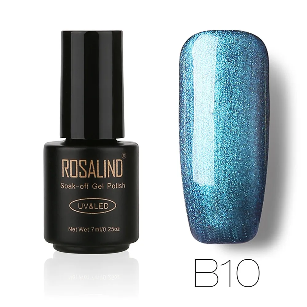 

ROSALIND 7MLChange color Gel Nail Polish Chameleo Nail Polish UV LED Gel Polish Manicure Primer Top Coat Glitter Hybrid Nail Art