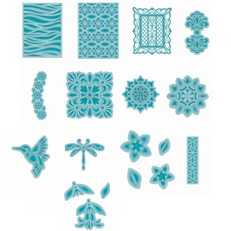 

Lace Animals Irregular Shape Metal Cutting Dies Stencil DIY Scrapbooking Photo Album Embossing For Gift Card Making Handcraft