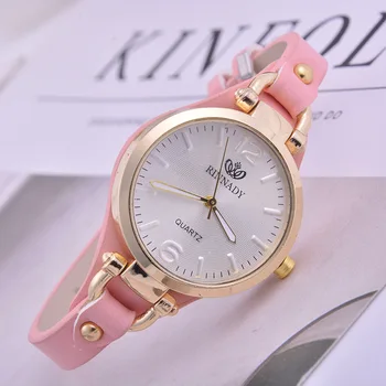 

RINNADY Fashion Casual Mini Womens Watch Luxury High Quality Leather Ladies Watches Quartz Wrist Watches For Women Montre Femme