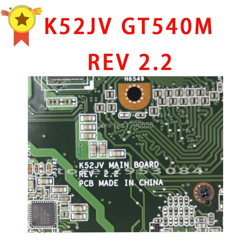 Для ASUS K52 K52JV материнская плата онлайн купить DDR3 8 память полностью протестирована