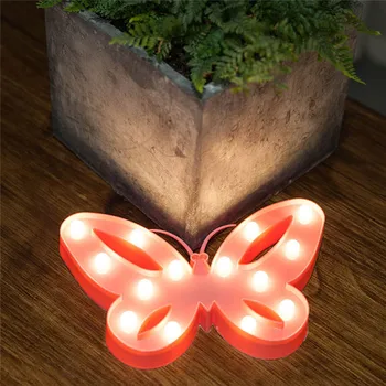 

LED Mood Night Lights for Children Kids Baby Sweet Nursery Room Decoration Lamps Swan Butterfly Shape Lamparas 35AP11