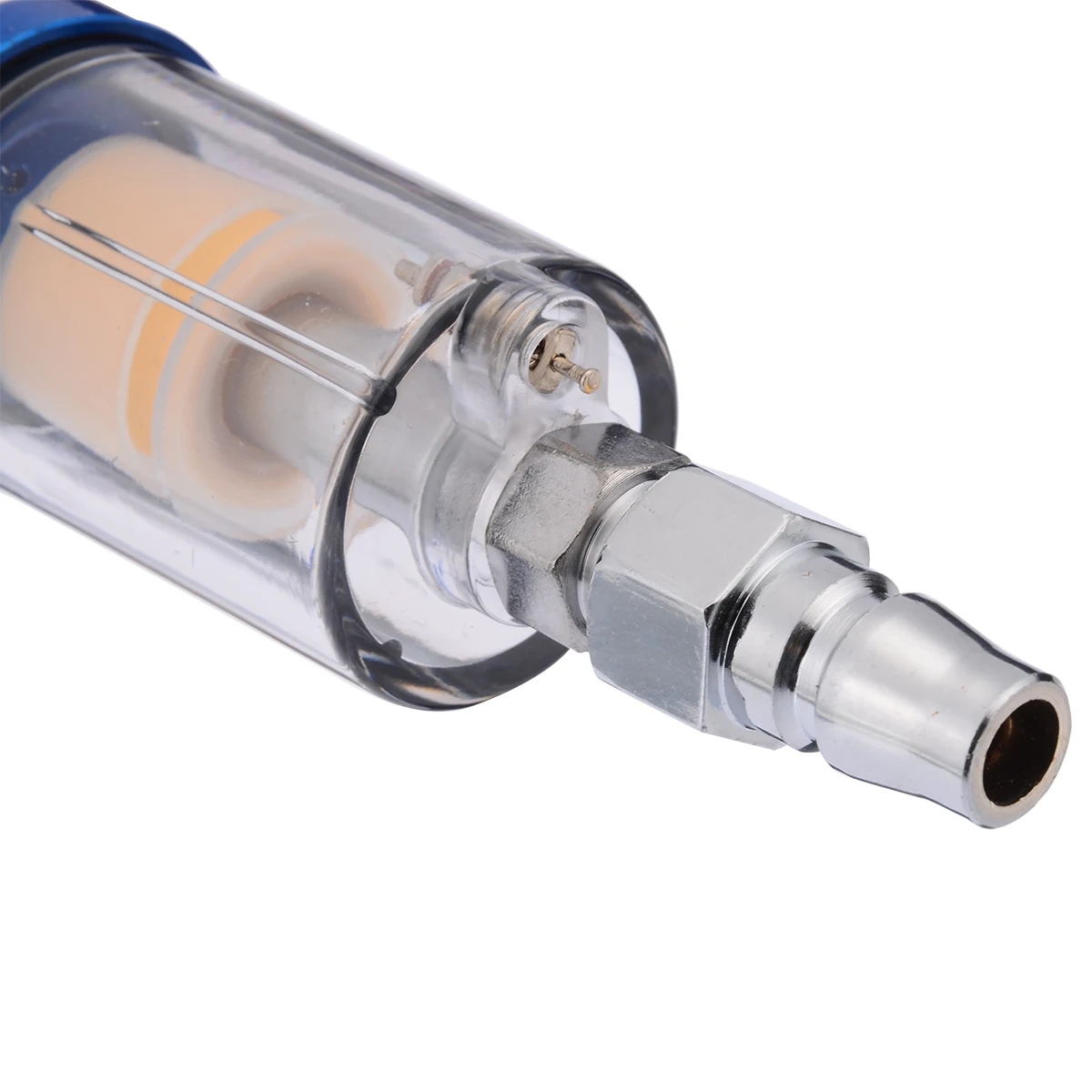 New 1/4" Mini Water Filter Oil Water Separator Filter For Air Compressor Spray Tool