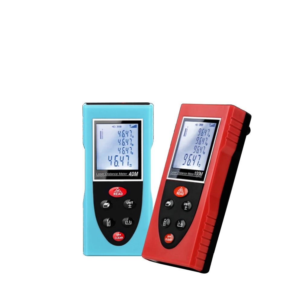 fashion style laser distance meter high precision laser tape measure superior mini laser rangefinder 40M 60M 80 100M new 2019