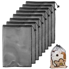 Сетчатый мешок для вещей, прочный нейлоновый мешок для стирки, мешок для промывки пляжных игрушек, плавания, кемпинга, путешествий, сумка для инструментов на открытом воздухе