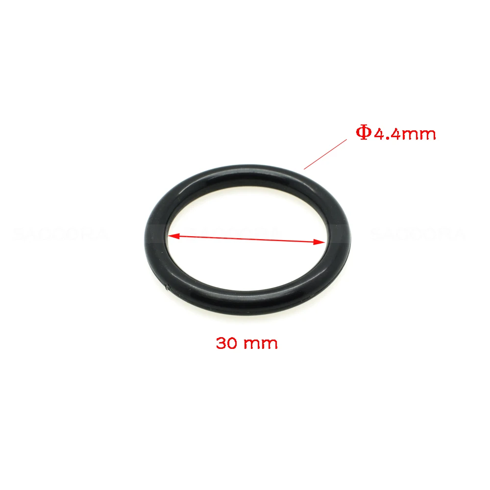 Plastic o ring 5pcs 24mm 30mm 35mm 40mm 45mm 50mm Inner Dia. Plastic O Ring Apparel Garments Shoes Backpack Outdoor Bag Parts Accessory