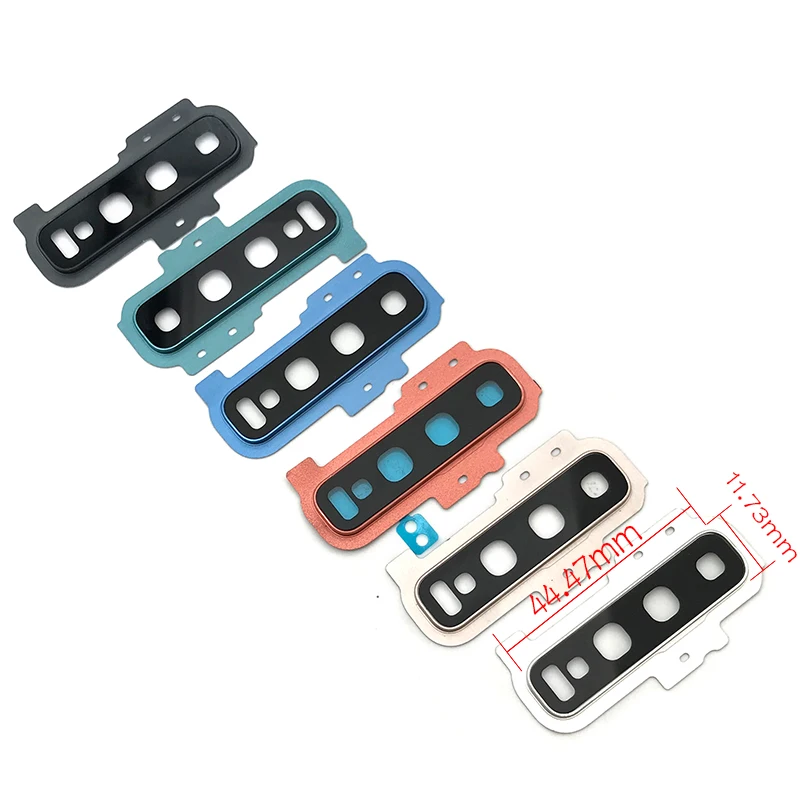 

2 pcs/lot For Samsung Galaxy S10 Plus Back Rear Camera Glass Lens Circle Cover With Adhensive Replacement Parts
