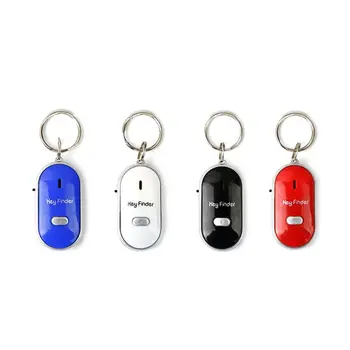 

Creative Anti-lost Whistle Sound Key Finder Wireless Smart Flashing Beeping Remote Keyring Locator with Keychain Alarm Reminder