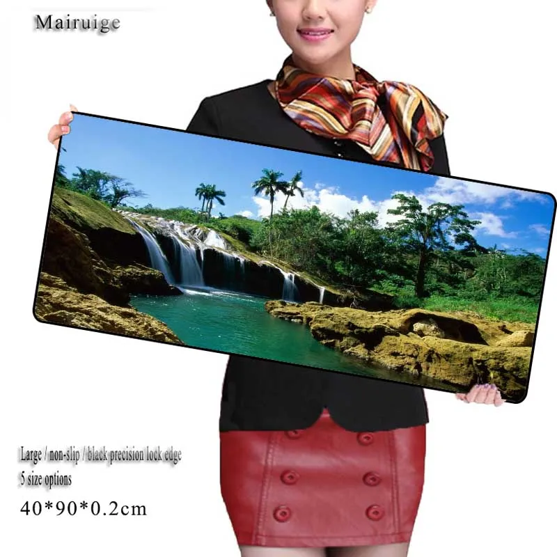 

Photo Pictures Custom XL Super Grande Large Natural Scenery Mouse Pad Game Gamer Gaming Keyboard Mat Computer Tablet Mouse Pad