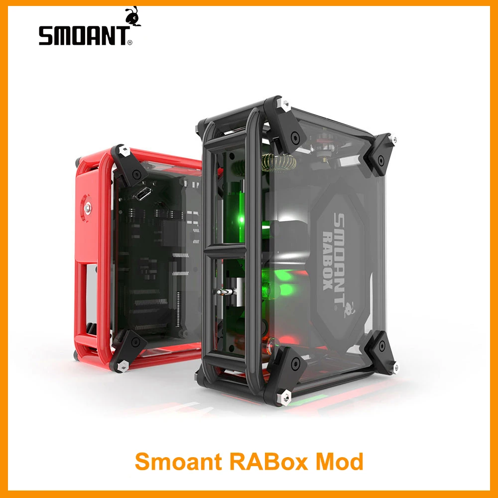 

100% Original Output 80W Smoant RABox Mod Built-in 3300mah Battery Capacity Adjustable Wattage Vape Mode Electronic Cigarette