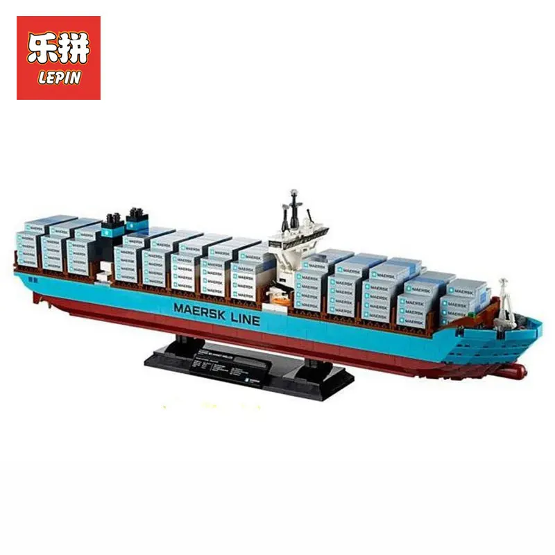 

Lepin 22002 New 1518Pcs Genuine Technic Series Maersk Line Triple-E Toys for boys model Building Blocks Bricks LegoINGlys 10241