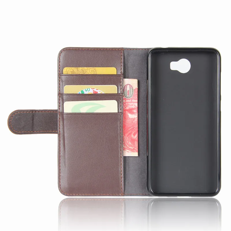 For Huawei Y6 II Compact Case Huawei Y6 II Compact Cover 5.0 Genuine Leather Flip Case For Huawei Y6 II Compact Phone Case Bag (12)