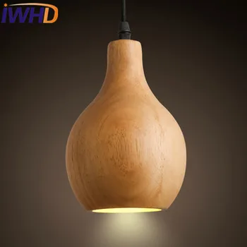 

IWHD Bedroom pendant Lights Modern Fashion Gourd LED Pendant Lamp Lamparas de techo colgante moderna Living Room Lampen