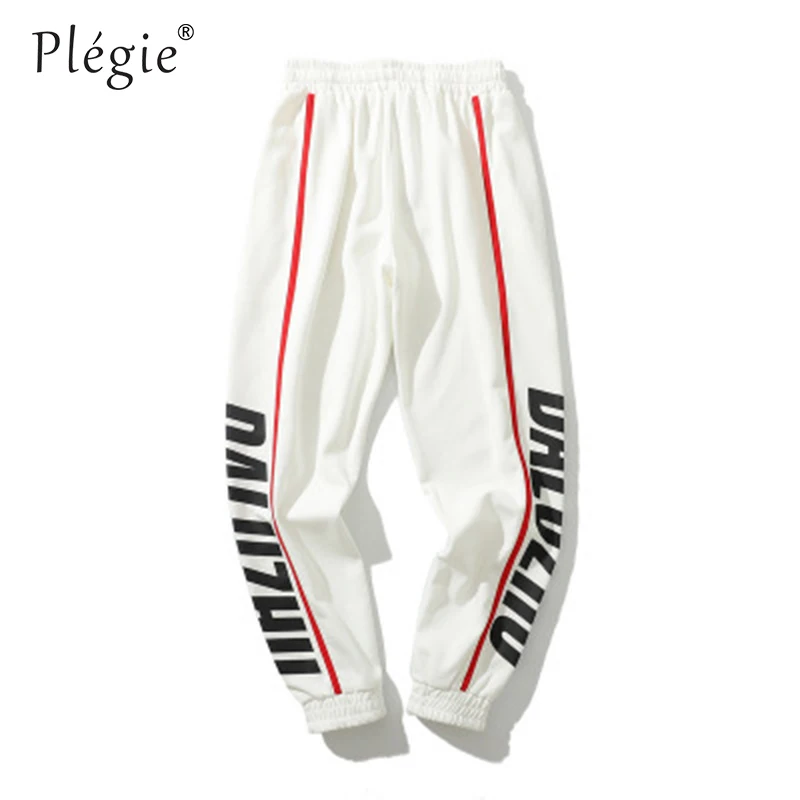 2019 хип-хоп Лоскутные белые штаны уличная Harajuku мешковатые Джоггеры мужские спортивные штаны винтажные цветные брюки шаровары M-5XL