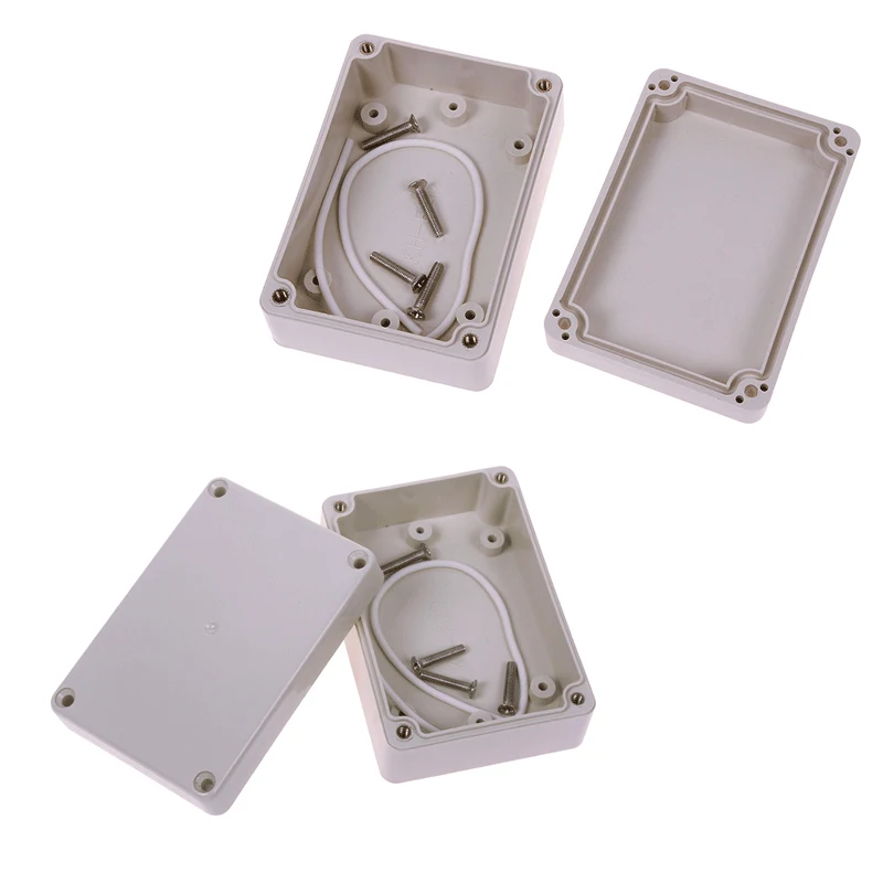 

1PC White 83x58x33mm Clear Cover Electronic Plastic Box Waterproof Electrical Junction Case For Electronic Projects Box #64195