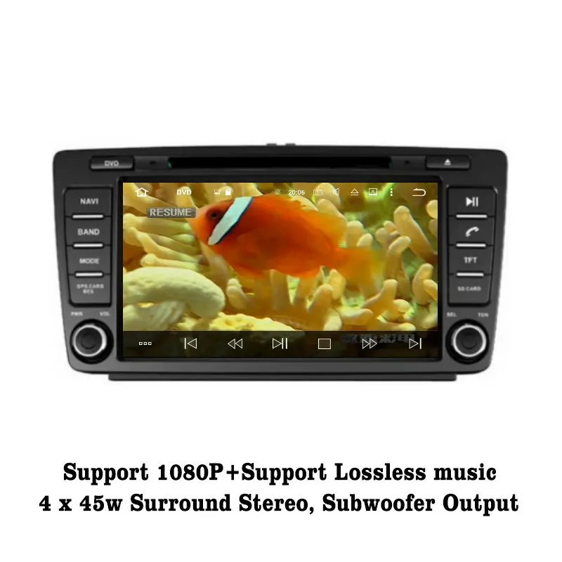 Discount Liislee Android 7.1 2G RAM For Skoda Octavia  2013~2016 Car Radio Audio Video Multimedia DVD Player WIFI DVR GPS Navi Navigation 4