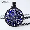 2017 New Arrival Wiccan Pendant Necklace Constellations Of The Zodiac Wicca Pagan Jewelry Glass cabochon Jewelry HZ1 ► Photo 2/6