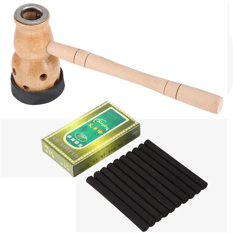 Navel Moxibustion Moxa Box Burner Chinese Traditional Massage Therapy Gourd Moxibustion Mugwort Roll For Antistress &Acupuncture Navel Moxibustion Moxa Box Burner Chinese Traditional Massage Therapy Gourd Moxibustion Mugwort Roll For Antistress &Acupuncture