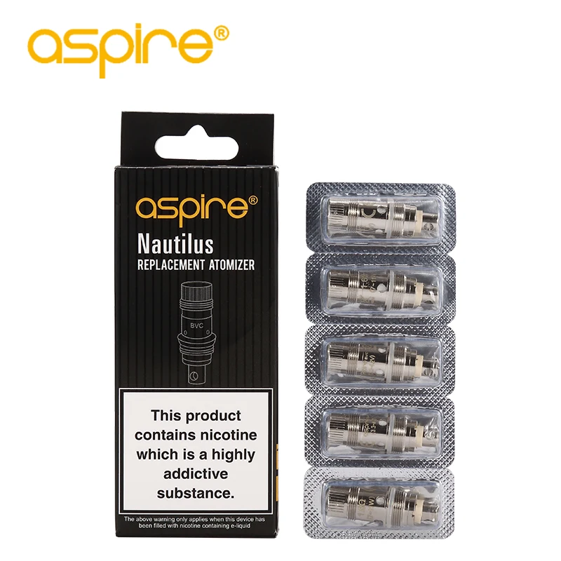 Вейп Катушка Aspire Nautilus 2 BVC 0 7/1 6 Ом атомайзер для электронных сигарет Mini/Nautilus