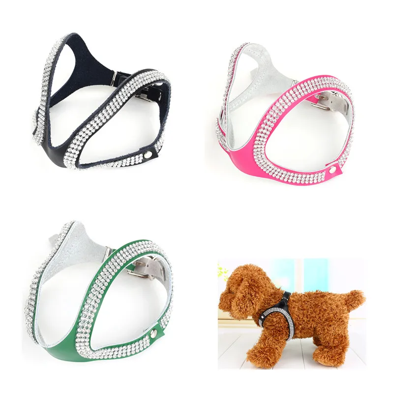 Buy New Design Dog Harness Vest Genuine Cow Leather