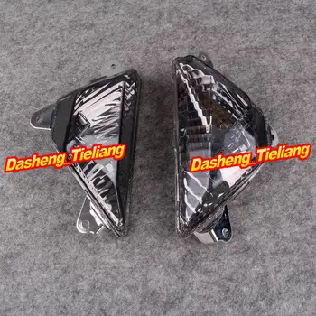 

Motorcycle Front Turn Signals Indicator Lamp Blinker Lens Cover for Kawasaki 2013-2014 Ninja ZX-6R ZX636, Spare Part Accessory