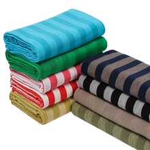 Xintianji vintage tela de poliéster algodón tela de punto a rayas para verano camiseta varios colores 50X18 5 cm/unids A0009