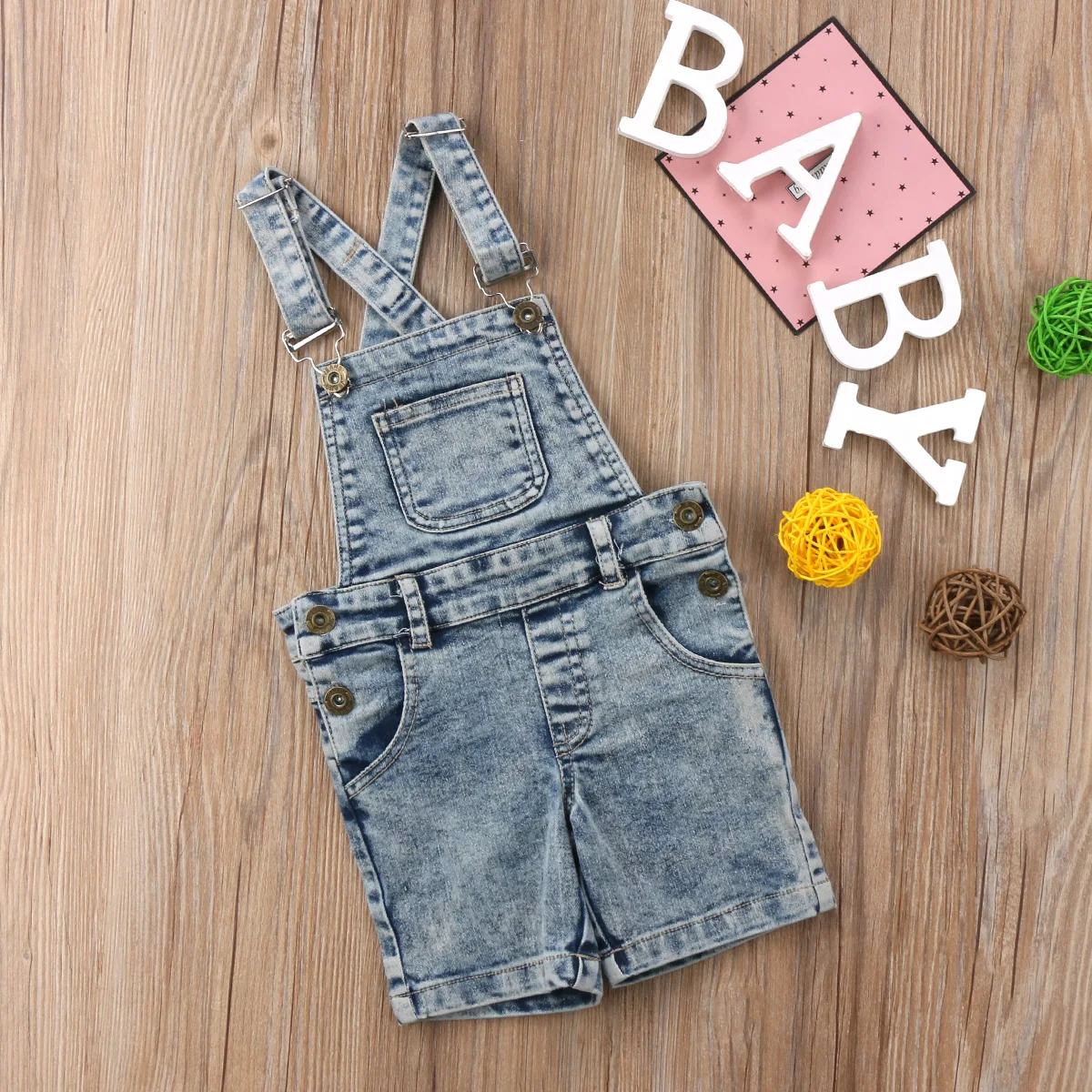 Toddler Infant Child Kid Baby Girl Boy Deinm Bib Pants Shorts Overalls Romper Outfits Summer Casual Clothes 6M-6T