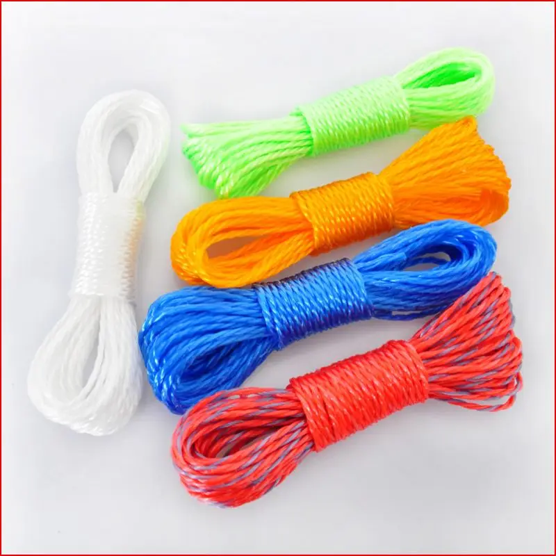 Color Multifunction clothesline rope tied outdoor household laundry