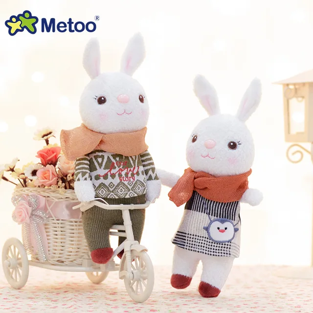 Best Price Kawaii Plush Stuffed Rabbit Metoo Doll Lovely Animals Inflatable Mini Toys For Girls Baby Kid Children Christmas Birthday Gift