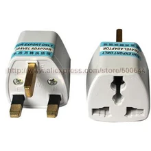 Универсальный Путешествия Мощность 10а 250 в 3 квадратных шпильки Великобритания вилка адаптер Китай Азия США штекер преобразования штекер стандарта Великобритании и 10 шт./партия