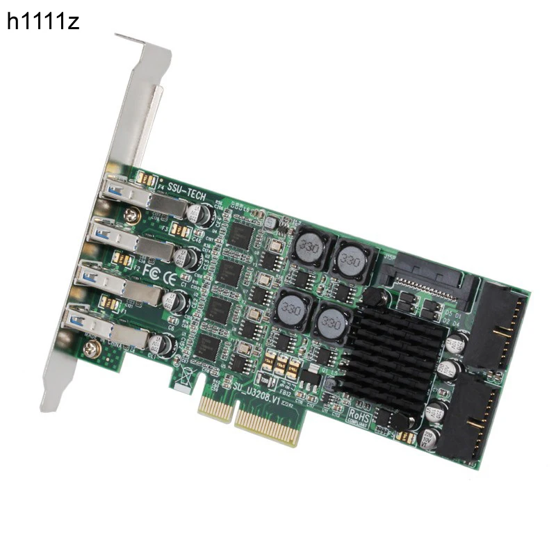 Плата расширения USB 3 0 PCI E 8 портов Express|Платы расширения| |