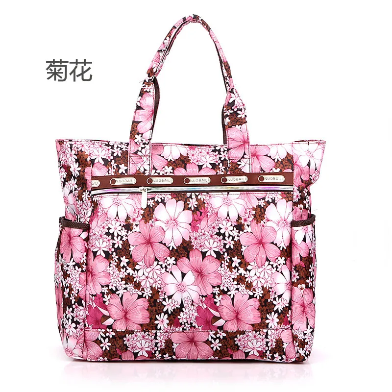 Купить цветок водонепроницаемый нейлон плюс размер сумки плеча мешки ...
