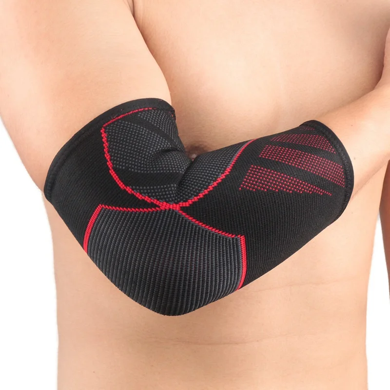 1pc Elbow Pad Sleeve Anti Slip Knitted Arms Wrap Cover Protector Fitness Sportswear Accessories