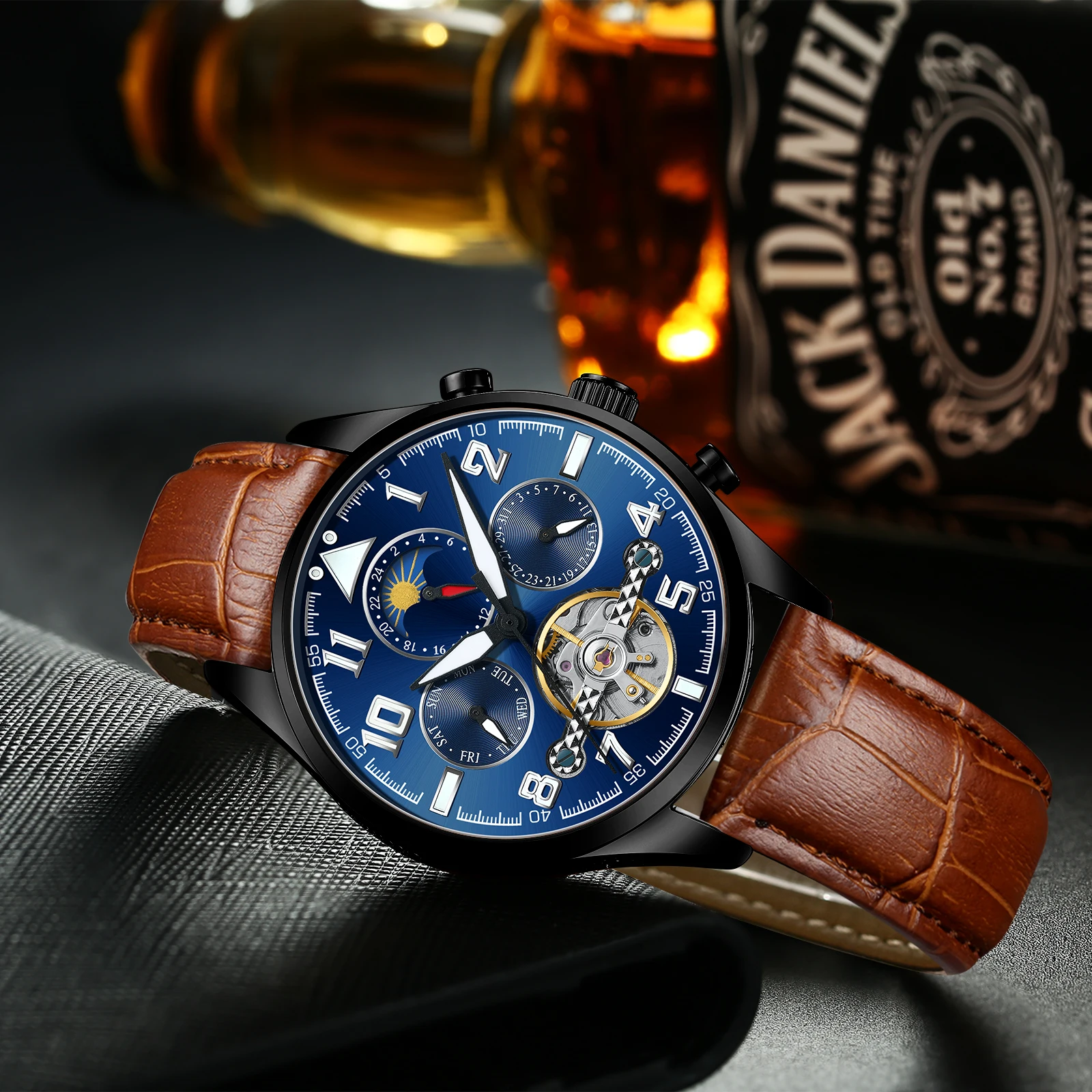 AILANG men watches luxury brand automatic top mechanical luxury watch mens sports watch wristwatch mens man tourbillon