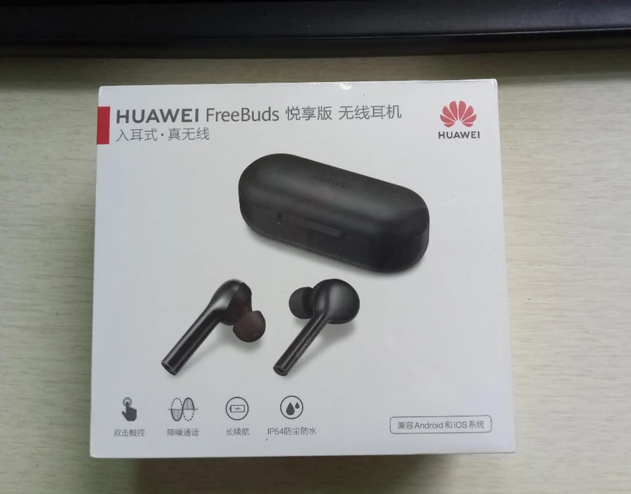 Оригинальные новые HUAWEI Freebuds Наслаждайтесь беспроводной Bluetooth 4,2 наушники с микрофоном Музыка сенсорный водонепроницаемый Handfree Динамический Мода