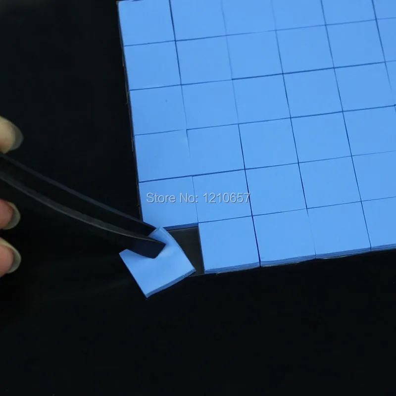 72 шт./партия силиконовые радиаторы для микросхем VGA 15x15x1 5 мм|pad big|radiation patternsradiator