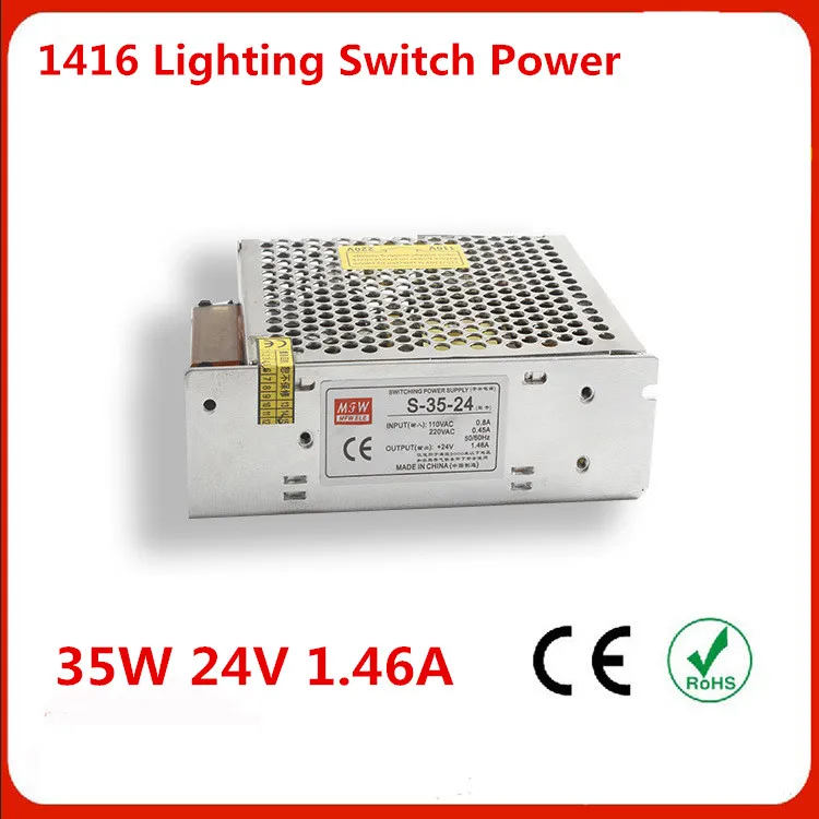 Manufacturers output 35W 24V 14.6A switch power S 35W 24v LED drive
