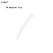 Макияж наконечники игл для татуажа 100 шт. 7RL одноразовые Sterlized Перманентный макияж бровей ручка для тату поставить Мощность комплект поставки