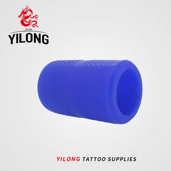 

YILONG 1pcs Professional Tattoo Machine Grip Handle Holder Cover Silicone Great Creative blue green red black