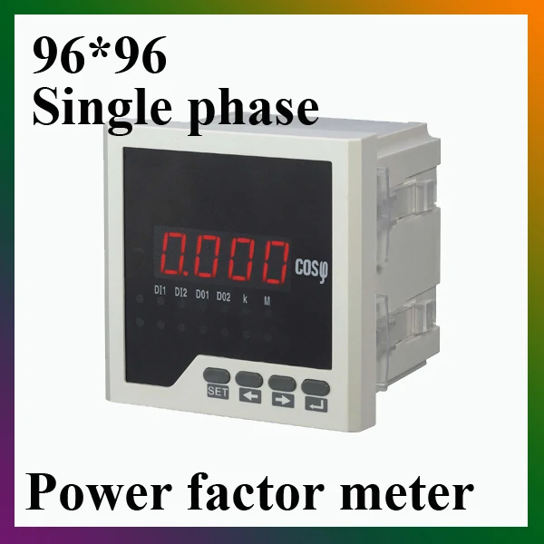 single phase digital power meter panel meter power factor meterin